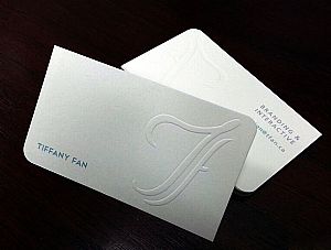 tiffany fan 名片设计欣赏