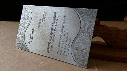 嘉兴市秀洲区王店罗兰集成吊顶厂名片设计欣赏