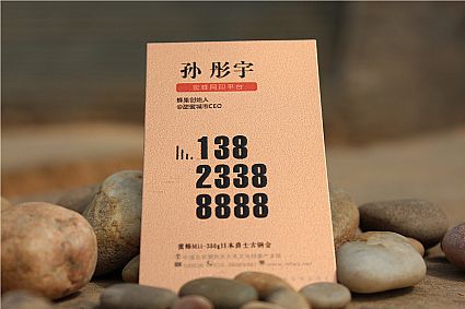 北京蜜蜂网印名片设计欣赏
