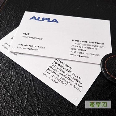 阿拉普（中国）科技有限公司 名片设计欣赏