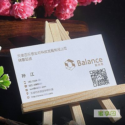 天津百乐思生物科技发展有限公司名片设计欣赏