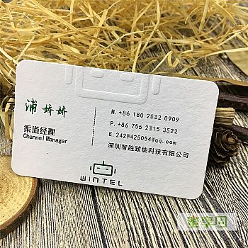深圳智胜致能科技有限公司名片设计欣赏