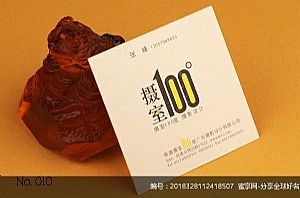 摄影100方形名片设计欣赏