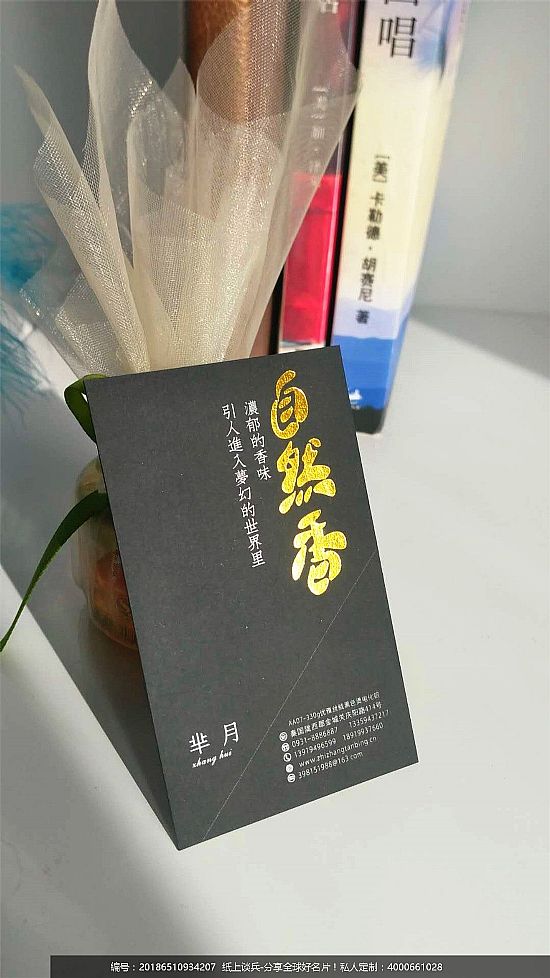 黄永刚/自然香芈月AA07-330g优雅丝绒黑色烫电化铝.cdr