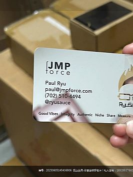 镜面金属不锈钢合金工艺名片